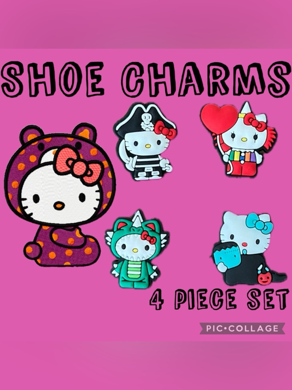 ✨Shoe Charms✨Hello Kitty Inspired Charms✨Shoe “Jibittz”✨